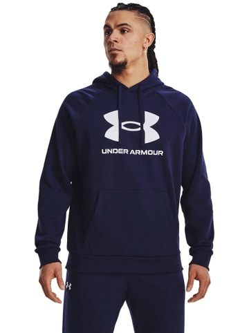 Under Armour Bluza "Rival" w kolorze granatowym