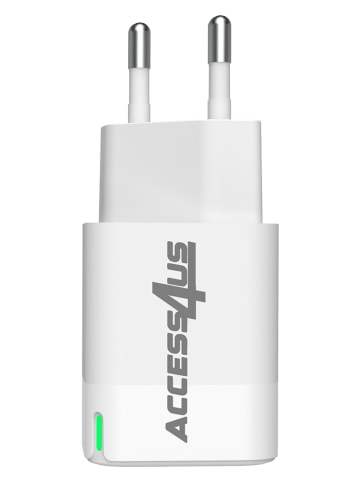 SWEET ACCESS Adapter sieciowy USB-C w kolorze białym do szybkiego ładowania
