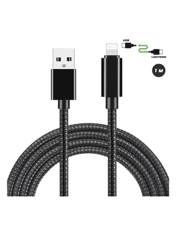 SmartCase Kabel lightning w kolorze czarnym - dł. 1 m