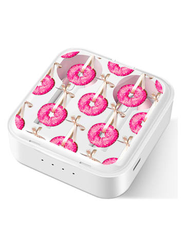 SmartCase Bluetooth-In-Ear-Kopfhörer in Rosa/ Silber