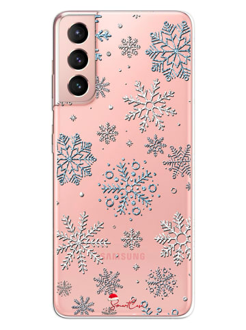 SWEET ACCESS Etui w kolorze srebrno-niebieskim do Samsung Galaxy S21 Ultra 5G
