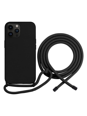 SmartCase Case w kolorze czarnym ze sznurkiem do iPhone PRO MAX