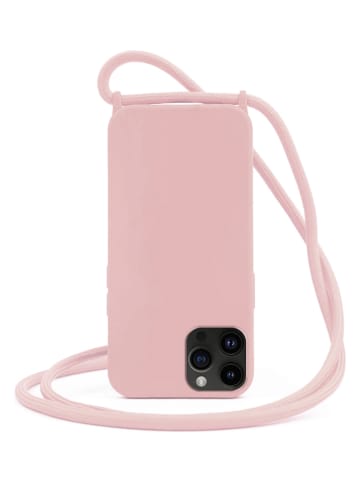 SmartCase Case mit Kordel für iPhone 14 PRO MAX in Rosa