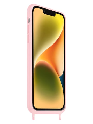 SmartCase Case mit Kordel für iPhone 14 PRO MAX in Rosa