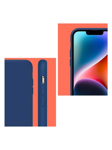 SmartCase Etui w kolorze granatowym ze sznurkiem do iPhone 13/14