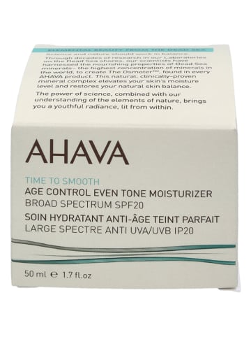 AHAVA Gesichtscreme "Time To Smooth" - LSF 20, 50 ml