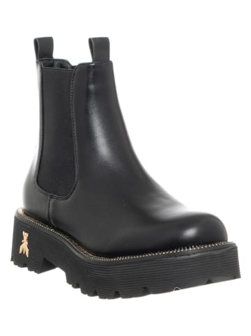 Patrizia Pepe Leren chelseaboots zwart