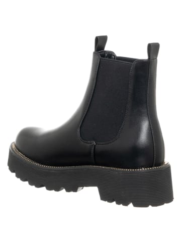Patrizia Pepe Leren chelseaboots zwart