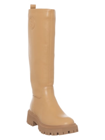 Patrizia Pepe Leren laarzen beige