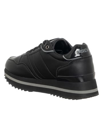 Patrizia Pepe Skórzane sneakersy w kolorze czarnym