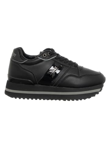 Patrizia Pepe Skórzane sneakersy w kolorze czarnym
