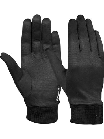 Reusch Rękawiczki funkcyjne "Silk liner" w kolorze czarnym