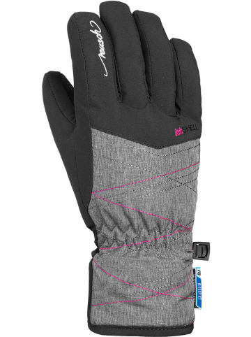 Reusch Funktionsfingerhandschuhe "Aimée" in Schwarz/ Grau/ Pink