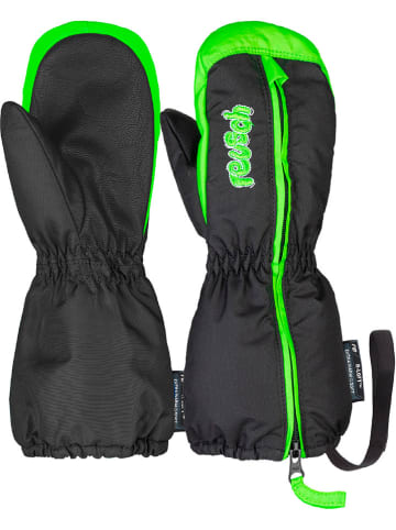 Reusch Rękawiczki funkcyjne "Tom" w kolorze czarno-zielonym