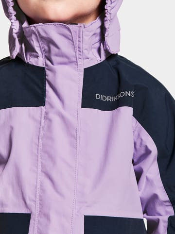Didriksons Functionele jas "Daggk" paars/donkerblauw