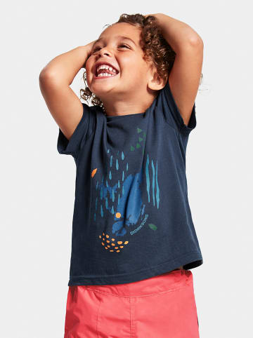 Didriksons Koszulka "Mynta" w kolorze granatowym
