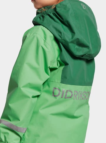 Didriksons Kurtka funkcyjna "Stormhatt" w kolorze zielonym