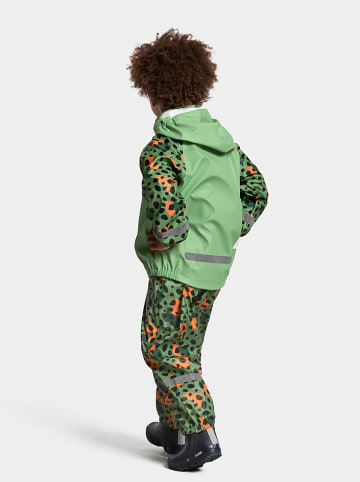 Didriksons 2-delige regenoutfit "Slaskeman" groen