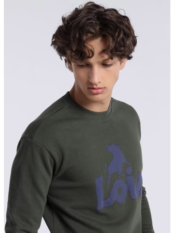 Lois Sweatshirt "Strong" in Anthrazit