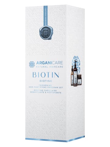 Argani Care 3tlg. Haarpflege-Set: "Trio Box - Restoring and Fortifying - Biotine"