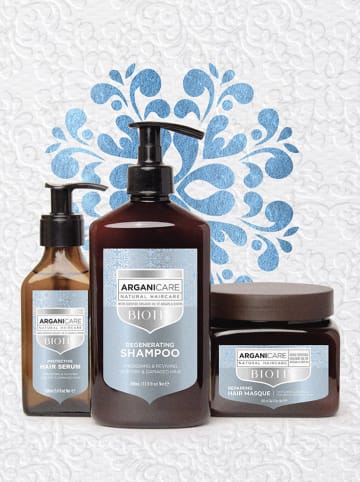 Argani Care 3tlg. Haarpflege-Set: "Trio Box - Restoring and Fortifying - Biotine"