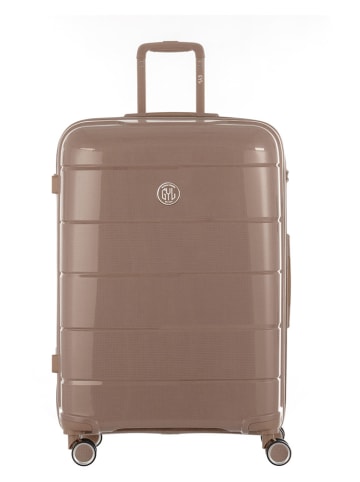 GYL Hardcase-Trolley in Taupe - (B)52 x (H)76 x (T)30 cm