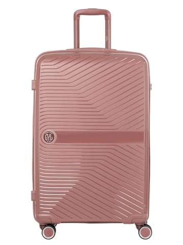 GYL Hardcase-Trolley in Hellbraun - (B)52 x (H)76 x (T)30 cm