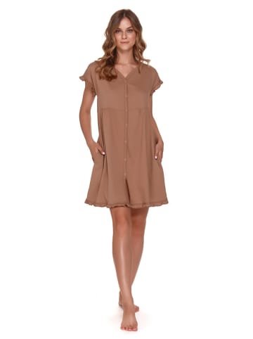 Doctor Nap Zwangerschapsnachthemd camel