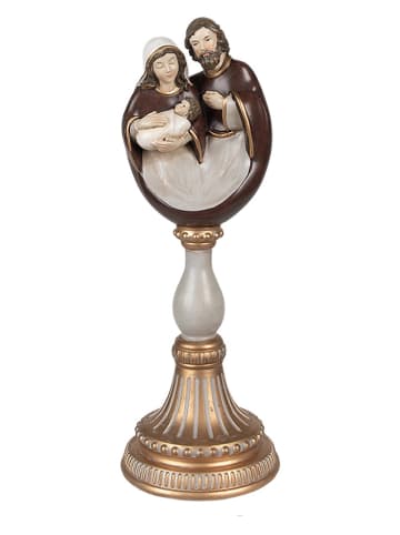 Clayre & Eef Figurka dekoracyjna w kolorze złoto-brązowym - wys. 30 cm