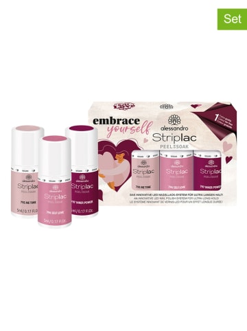 alessandro 3tlg. Striplac-Set "Embrace yourself", je 5 ml