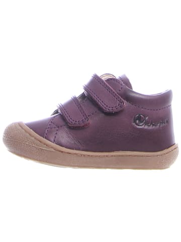 Naturino Skórzane buty w kolorze fioletowym do nauki chodzenia