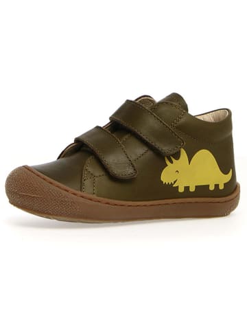 Naturino Leder-Sneakers "Cocoon dyno" in Khaki