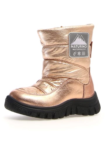 Naturino Leren boots "Foma" goudkleurig