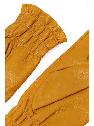 TATUUM Leder-Handschuhe in Orange