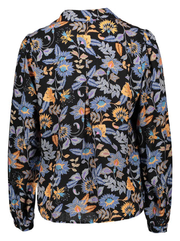 More & More Blouse zwart/blauw/geel
