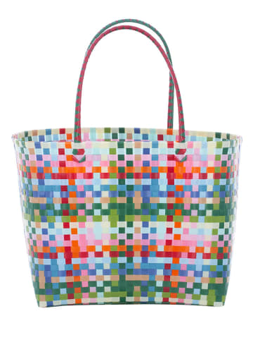 Overbeck and Friends Shopper "Tess" in Bunt - (B)46 x (H)35 x (T)32 cm