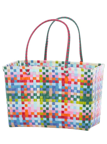 Overbeck and Friends Shopper "Tess" in Bunt - (B)43 x (H)28 x (T)23 cm