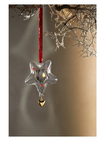 Holme Gaard Decoratieve hanger transparant/goudkleurig - (H)8,5 cm