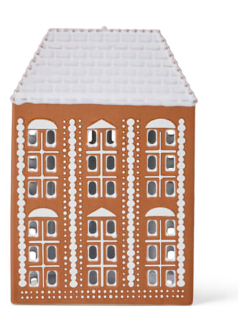 Kähler Lichthaus " Gingerbread Lyshus" in Hellbraun - (H)17 cm