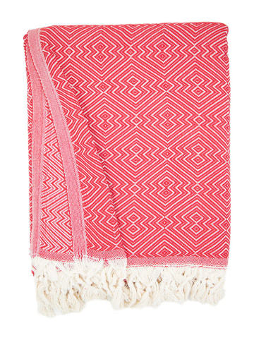 Towel to Go Plaid in Rot - (L)250 x (B)200 cm