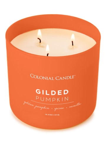 Colonial Candle Geurkaars "Gilded Pumpkin" oranje - 411 g