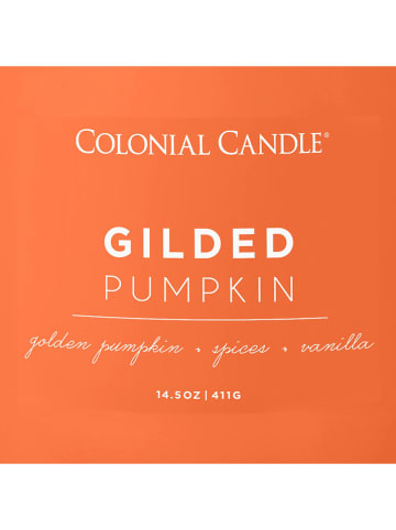 Colonial Candle Geurkaars "Gilded Pumpkin" oranje - 411 g