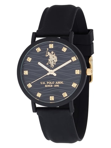 U.S. Polo Assn. Zegarek kwarcowy w kolorze czarnym