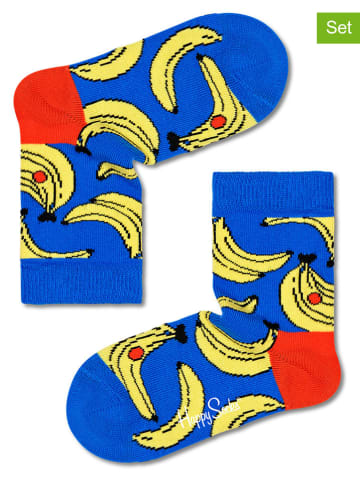 Happy Socks 2er-Set: Socken in Blau/ Bunt