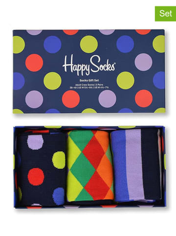 Happy Socks 6tlg. Geschenkset in Bunt