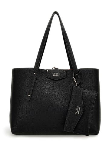 Guess Wende-Schultertasche in Schwarz - (B)36 x (H)27 x (T)13 cm