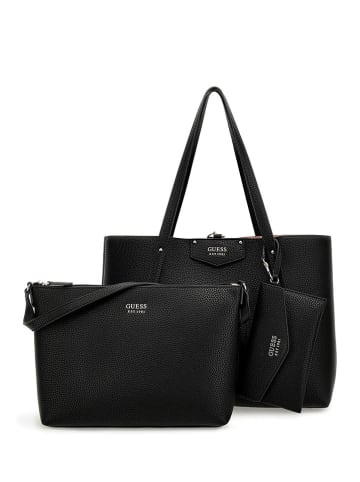 Guess Omkeerbare schoudertas zwart - (B)36 x (H)27 x (D)13 cm