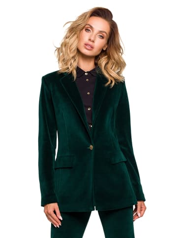 made of emotion Blazer donkergroen