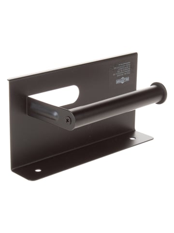 Wenko Toilettenpapierhalter "Walli" in Schwarz