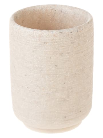 Wenko Zahnputzbecher "Goa Neo" in Beige - Ø7 cm